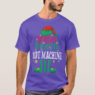 Camiseta Santas Favoritas Slot Machine Elf Matchin
