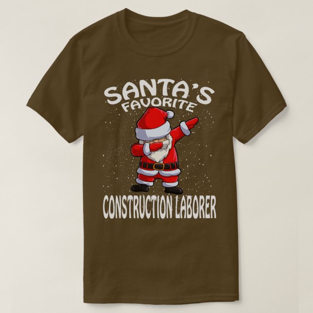 Camiseta Santas Favorite Construtora Laboratório de Natal (Frente do Design)