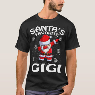 Camiseta Santas Favorite Gigi Christmas