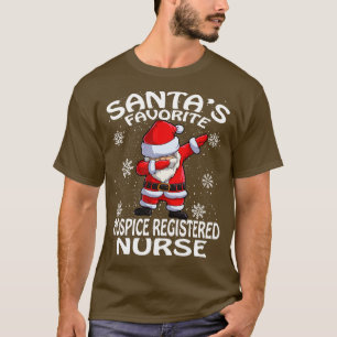 Camiseta Santas Favorite Hospício Registrou Enfermeira Nata