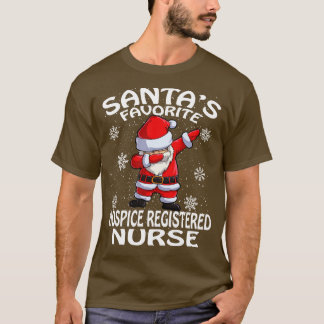 Camiseta Santas Favorite Hospício Registrou Enfermeira Nata