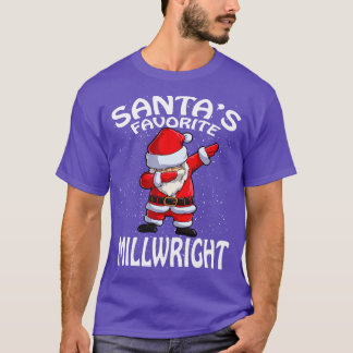 Camiseta Santas Favorite Millwright Christmas