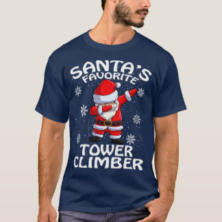 Camiseta Santas Favorite Torre Clima Natal