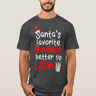 Camiseta Santas Favorito Barman 4