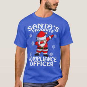 Camiseta Santas Favorito de Conformidade no Natal
