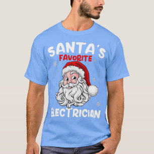 Camiseta Santas Favorito Elétrico Oferece Natal
