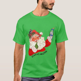 Camiseta Santas Helper Christmas Enfermeira da UTI CRNA Fun