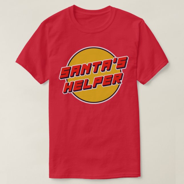 Camiseta Santas Helper Christmas Gift (Frente do Design)