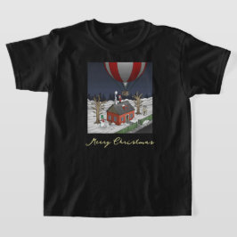 Camiseta Santa's Hot Air Balloon