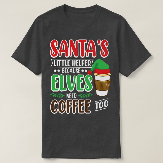 Camiseta Santas Little Helper (Frente do Design)