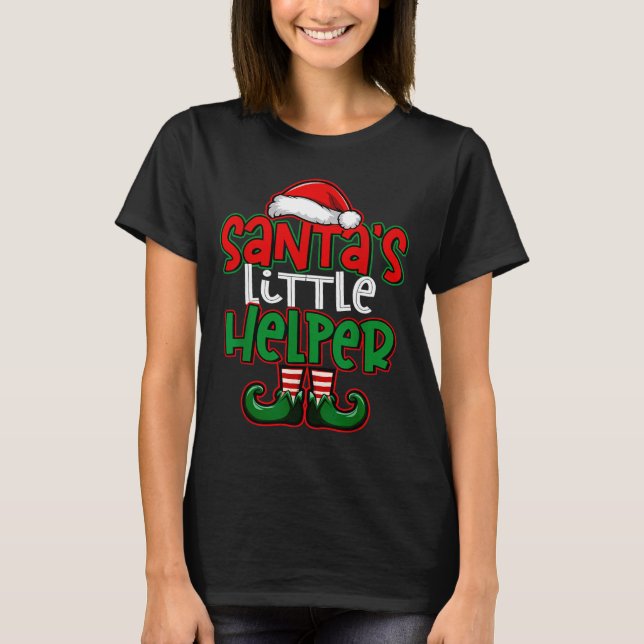 Camiseta Santa's Little Helper Espresso Martini Christmas T (Frente)