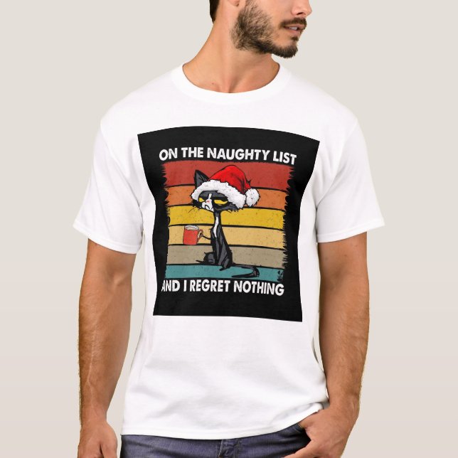 Camiseta Santas Naughty List (Frente)