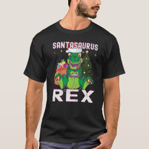 Camiseta Santasaurus Rex Pausou Meu Jogo Para Estar Aqui Ch