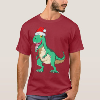 Camiseta Santasaurus Rex TRex Natal Pijamas Dinossauro