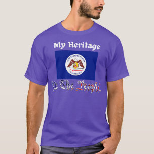 Camiseta Santee sioux nação Tribe Sinalizador minha herança
