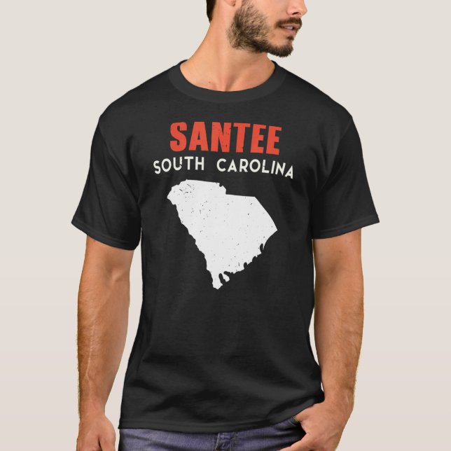 Camiseta Santee South Carolina USA State America Travel (Frente)