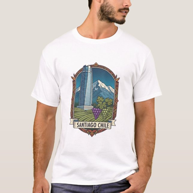 CAMISETA SANTIAGO CHILE (Frente)