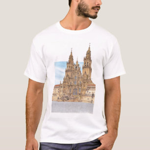 Camiseta Santiago de Compostela. Façade ocidental. Espanha