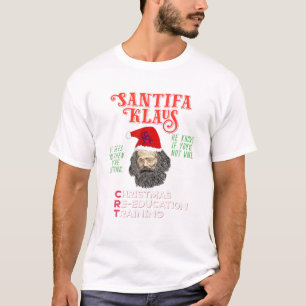 Camiseta Santifa Claus Woke Papais noeis Klaus Natal Anti M