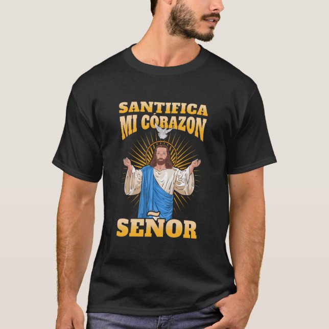 Camiseta Santifica Mi Corazã“N Seã‘Or (Frente)