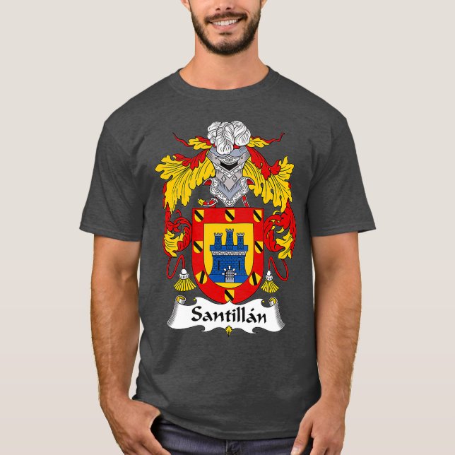 Camiseta Santillan Casaco do Armamento Familiar Crest (Frente)