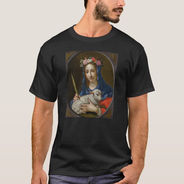 Camiseta Santo Agatha (por Cesare Dandini) (Frente)