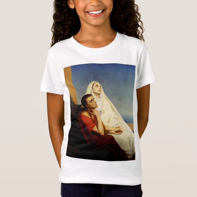 Camiseta Santo Agostinho e Santa Mônica (Frente)