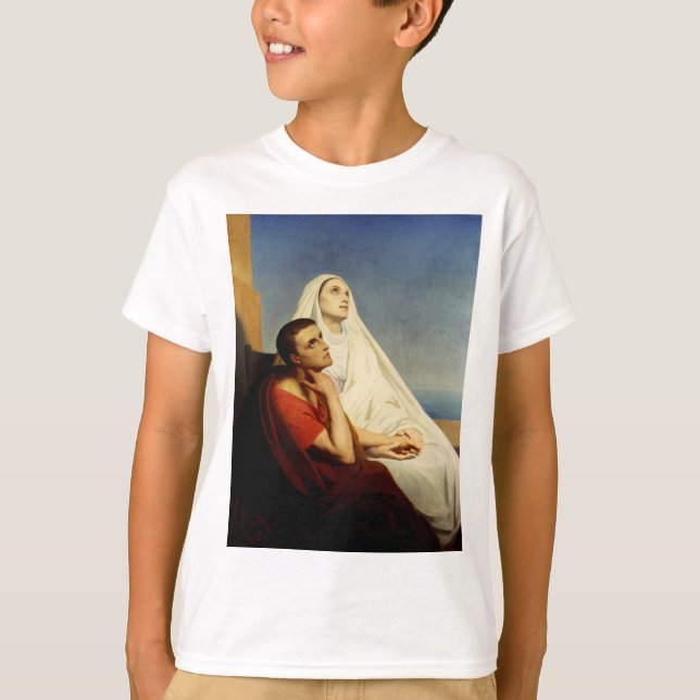Camiseta Santo Agostinho e Santa Mónica (Frente)