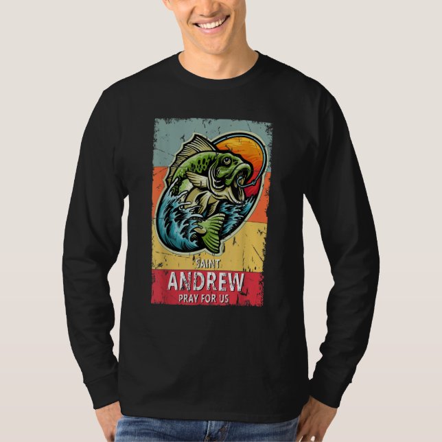 Camiseta Santo André Pescador Padroeiro dos Pescadores Cató (Frente)