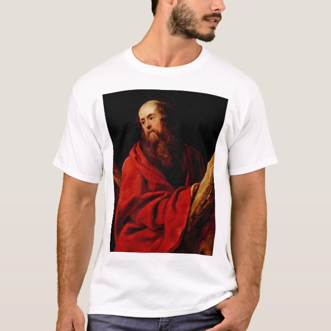 Camiseta Santo Andrew por Peter Paul Rubens (Frente)