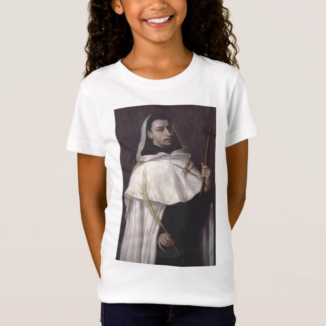 Camiseta Santo Anjo de Jerusalém Mártir e Pregador (Frente)