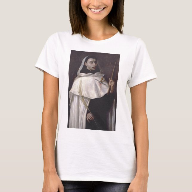 Camiseta Santo Anjo de Jerusalém Mártir e Pregador (Frente)
