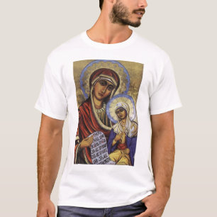 Camiseta Santo Anne com o Theotokos