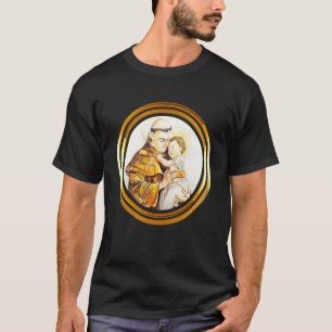 Camiseta Santo António de Pádua São Católico Vintage Infant