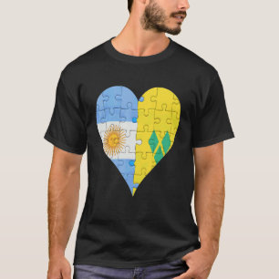 Camiseta Santo argentino Vincentian Flag Heart