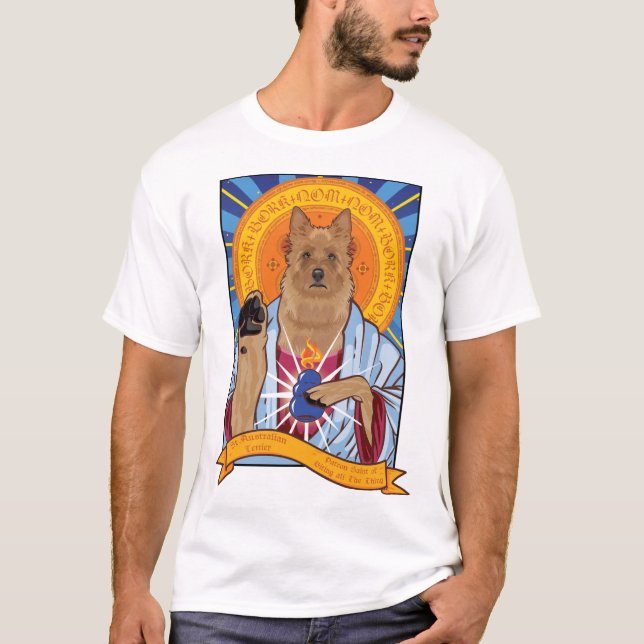 Camiseta Santo Australiano Terrier T-Shirt (Frente)