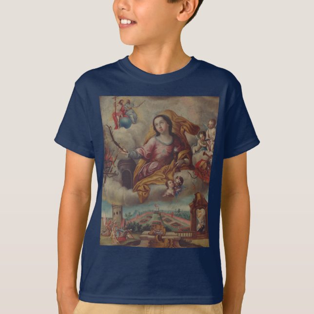 Camiseta Santo Barbara Virgin e mártir (Frente)