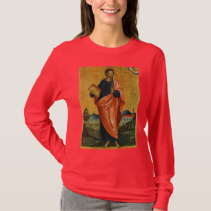 Camiseta Santo Bartholomew ícone ortodoxo do postle