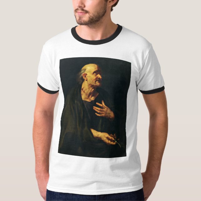 Camiseta Santo Bartholomew, o postle de Rubens (Frente)