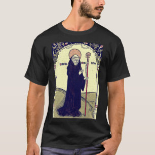 Camiseta Santo Bento de Nursia Abade Monte Cassino
