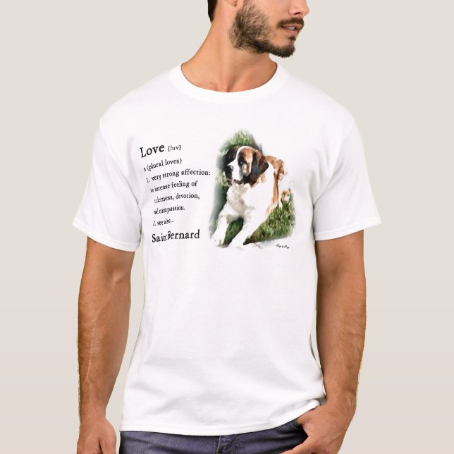 Camiseta Santo Bernard Art Gifts (Frente)