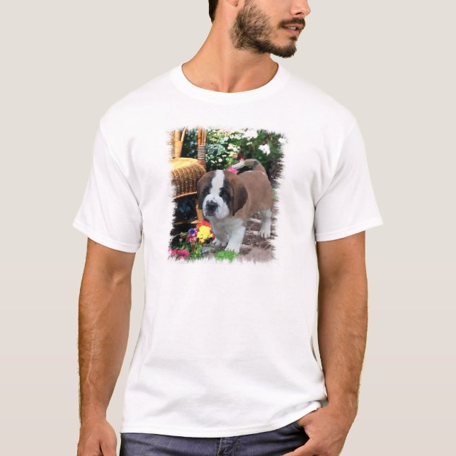 Camiseta Santo Bernard Art Gifts (Frente)