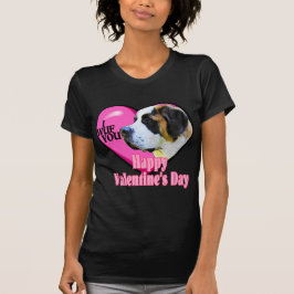 Camiseta Santo Bernard Dia de os namorados Gifts