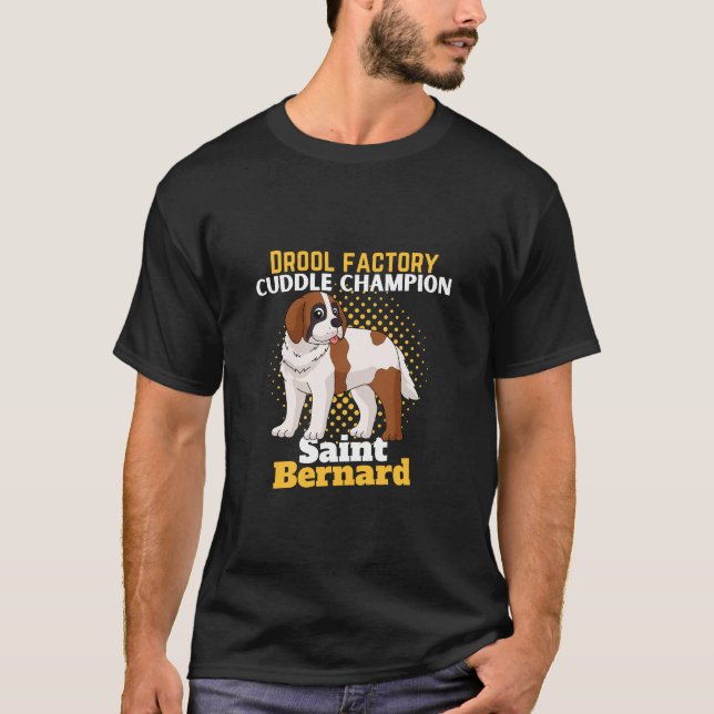 Camiseta Santo bernard: fábrica de drool (Frente)