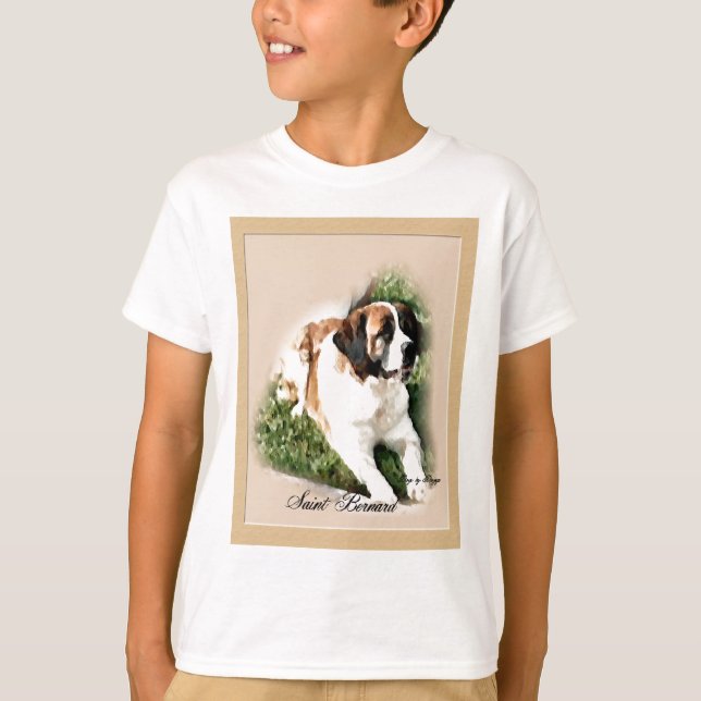 Camiseta Santo Bernard Lovers Gifts (Frente)