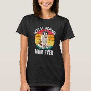 Camiseta Santo Bernard Mãe Funny Vintage Rua Bernard Mãe Cã