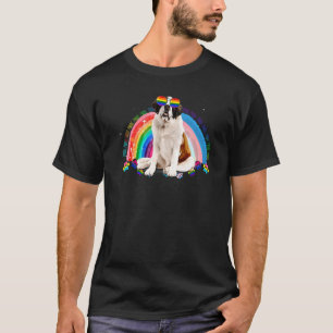 Camiseta Santo Bernard Orgulho gay Lgbt Bandeira Arco-Íris