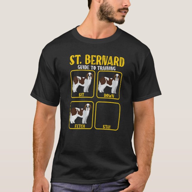 Camiseta Santo Bernard Rua Bernard Guia de Treinamento de C (Frente)