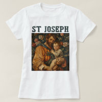 Santo católico tradicional Joseph e Jesus bebê