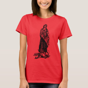 Camiseta Santo Cecilia com violino por Raphael